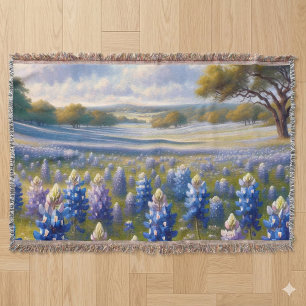 Couverture Paysage de prairie aux bleuets du Texas