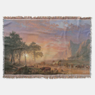 Couverture Paysage vintage, sentier de l'Oregon par Bierstadt