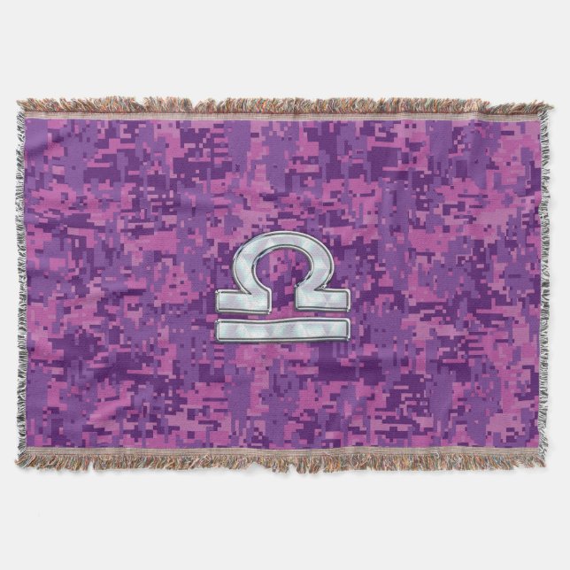 Couverture Pearl Libra Zodiac Connexion Fuchsia Camo numériqu (Devant)