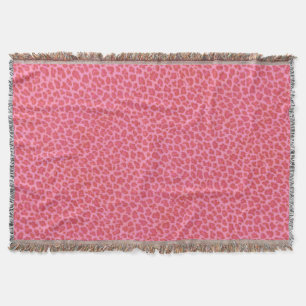 Couverture Peau de léopard rose lancette