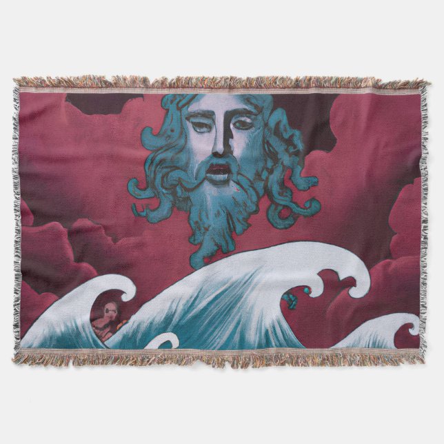 Couverture Peinture à l'huile de Neptune Crimson (Devant)