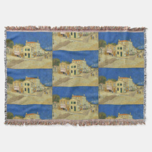 Couverture Peinture de la Maison Jaune avec Ciel Bleu de Van