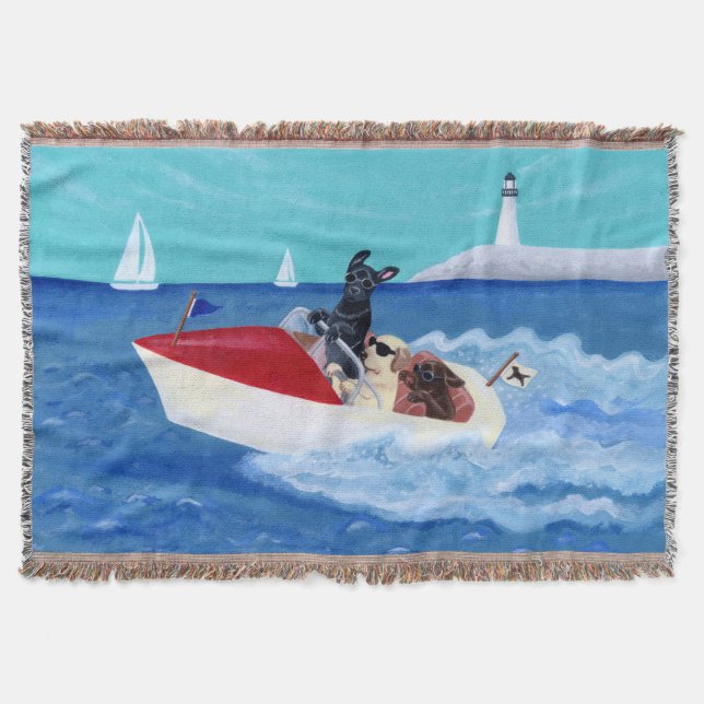 Couverture Peinture fraîche de Labradors d'été (Devant)