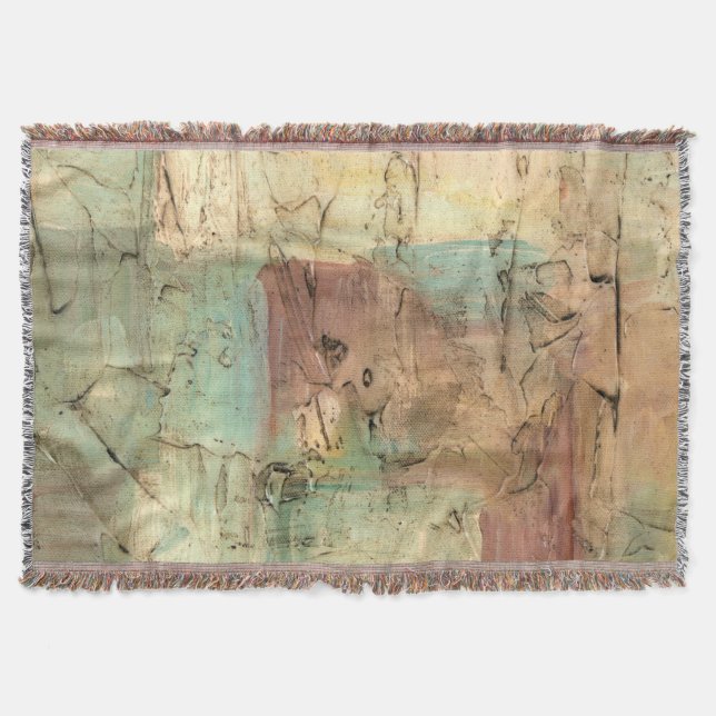 Couverture Peinture sur la Terre avec surface fissurée (Devant)