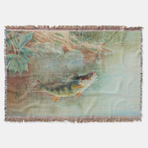 Couverture Perche jaune par S.A. Kilbourne, Poisson vintage