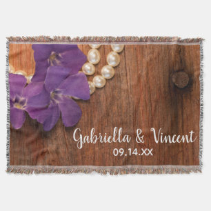 Couverture Perles pourpres à perches à perches Mariage campag