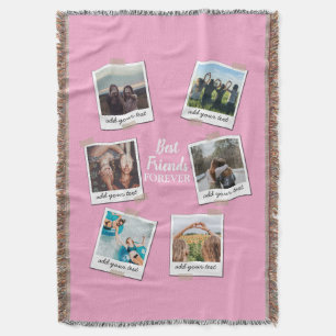 Couverture Personnalisé Best Friends 6 Photo Collage personna