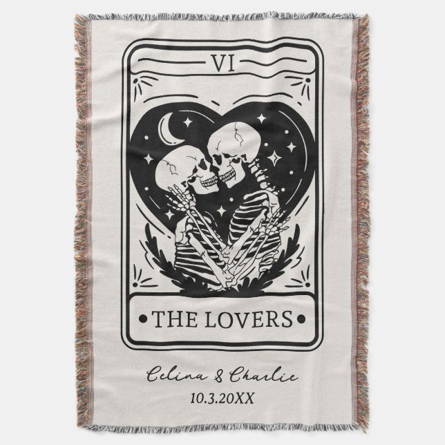 Couverture Personnalisé Jusqu'à la mort Skeleton Amateurs Tar (devant Vertical)