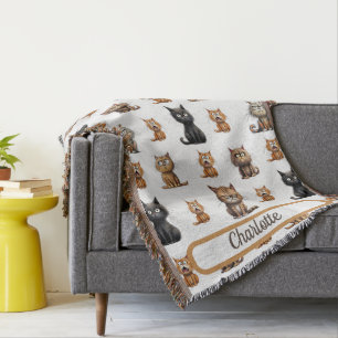 Couverture Personnalisé Mad Funny Cats