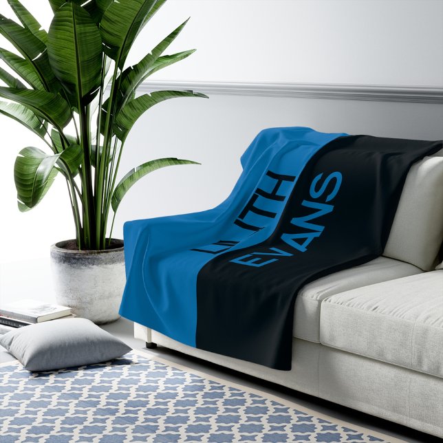 Couverture personnalisée avec nom pour demoiselle  (birthday gift for her, birthday gift for mom, Christmas gift for her, graduation gift, best friend)