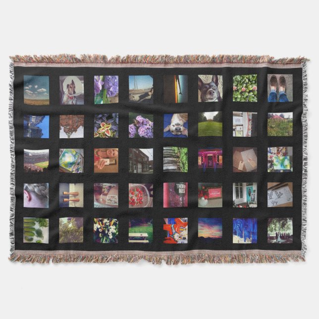 Couverture personnalisée de jet de photo (Devant)