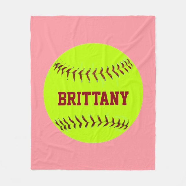 Couverture personnalisée d'ouatine du base-ball (Devant)