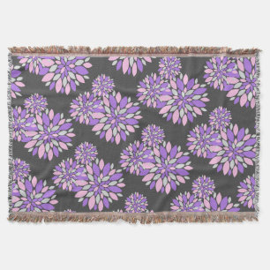 Couverture Pétales violettes Abstraites Art Floral