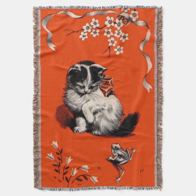 Couverture petit chaton et grenouille (devant Vertical)