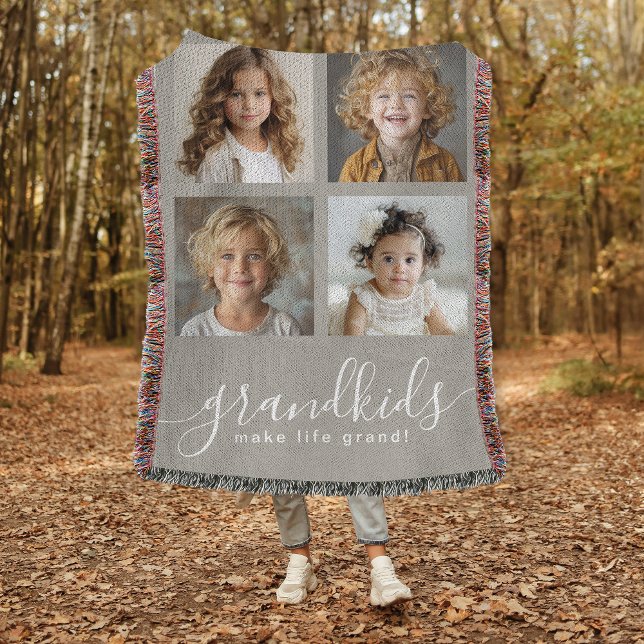 Couverture Petits-enfants font la vie Grand Photo Collage (Créateur téléchargé)