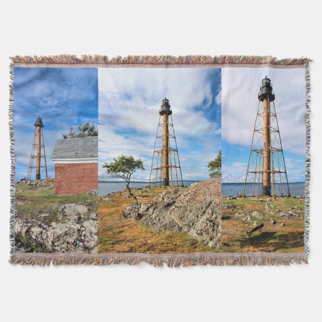 Couverture Phare de Marblehead, Massachusetts Jetts Blanket (Devant)