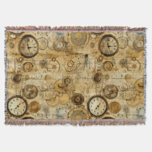 Couverture Pièce d'horlogerie industrielle Steampunk Sépia la