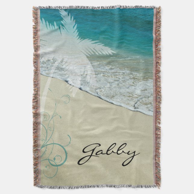 Couverture Plage tropicale (devant Vertical)