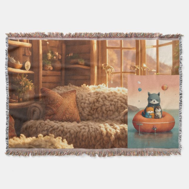 Couverture Plaid de jeté (Devant)