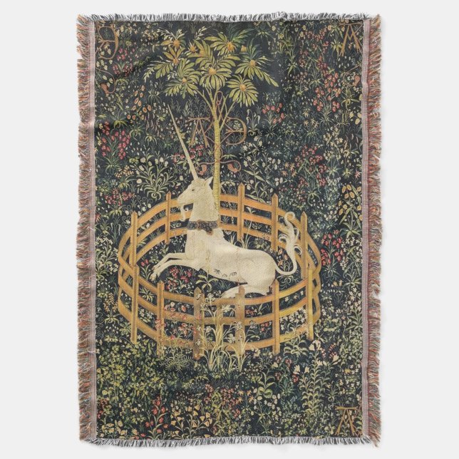 Couverture Plaid Licorne à Jeter (devant Vertical)