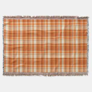 Couverture Plaid orange