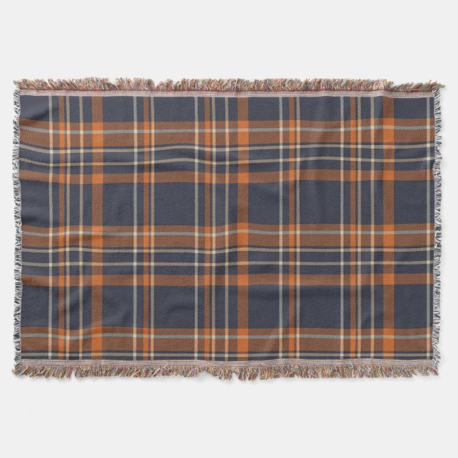 Couverture Plaid rustique Noël/hiver (Devant)