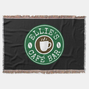 Couverture Plaids de jet pour café avec logo personnalisé