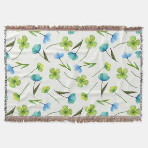 Couverture Plantes aquarelle : Motif Floral sans joint.