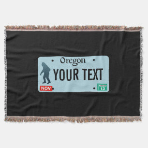 Couverture Plaque de licence Oregon Sasquatch