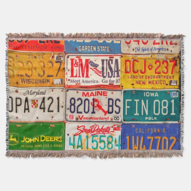 Couverture Plaques de licence américaines Art America (Devant)