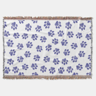 Couverture Poches de Doodle, Paws de Chien, Paws Bleus de Mar
