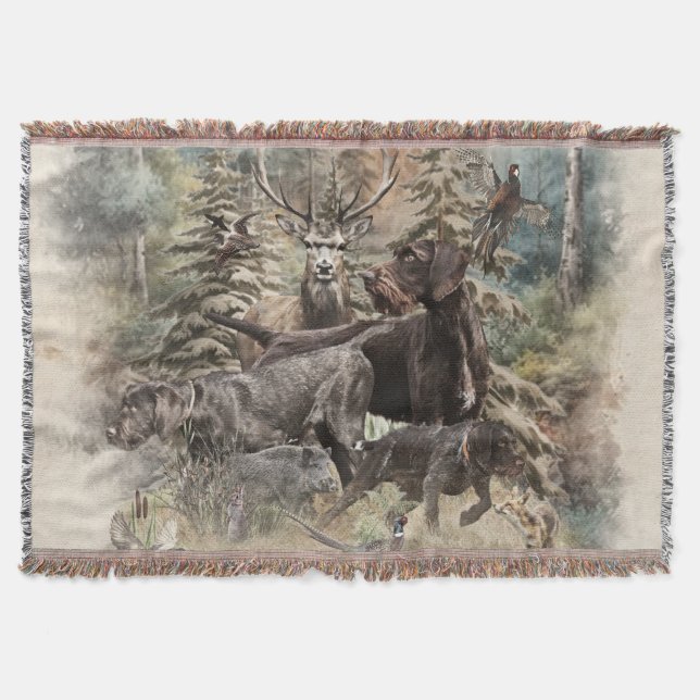 Couverture Pointer à poil dur allemand (Devant)