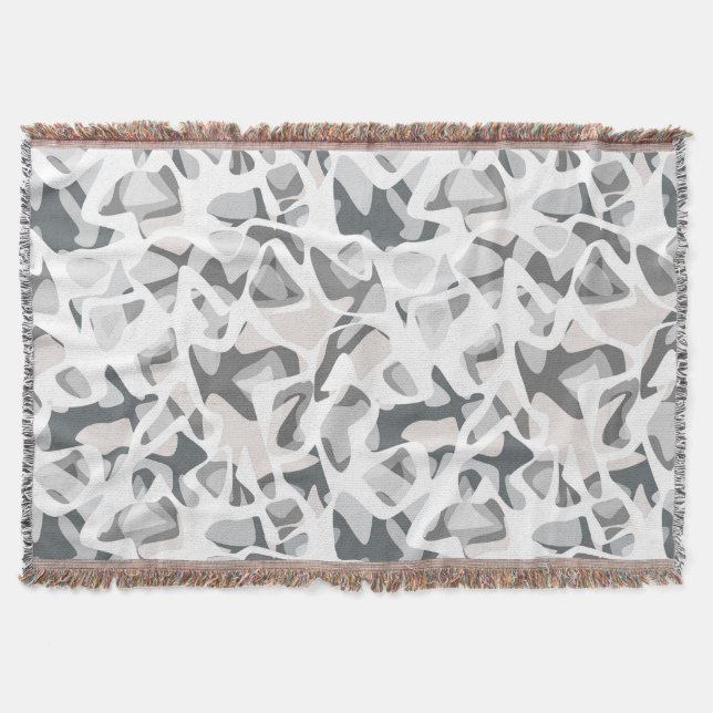 Couverture Points gris clair motif Abstrait tacheté (Devant)