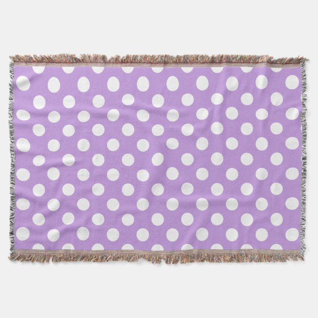 Couverture Pois blancs sur lilas (Devant)