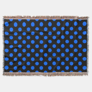 Couverture Pois bleu et noir