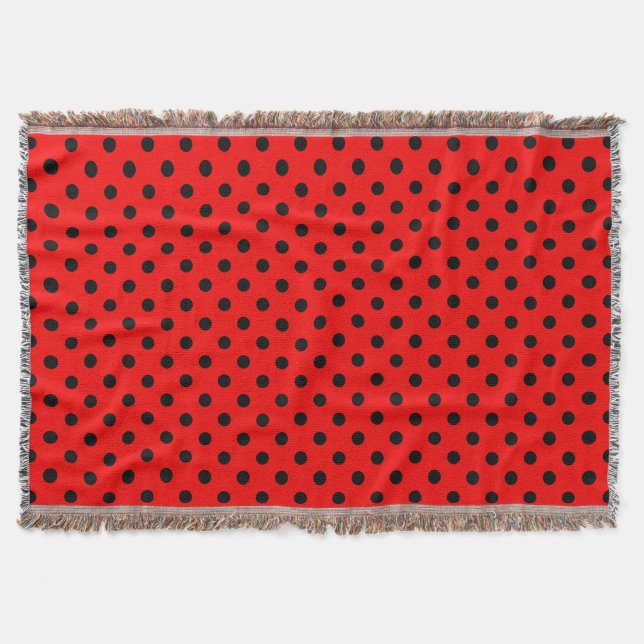Couverture Pois rouge et noir (Devant)