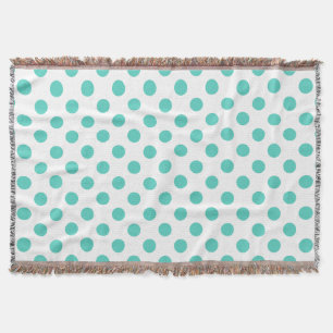 Couverture Pois turquoise