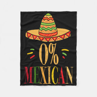 Couverture Polaire 0% Mexican Cinco De Mayo2025 Funny Fiesta Sombrero