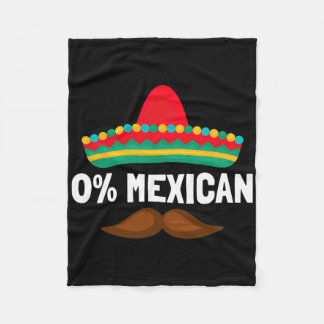 Couverture Polaire 0% Mexican Cinco De Mayo Fiesta Sombrero Funny Men