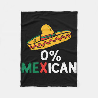 Couverture Polaire 0% Mexican Funny Cinco De Mayo Fiesta Sombrero Lat