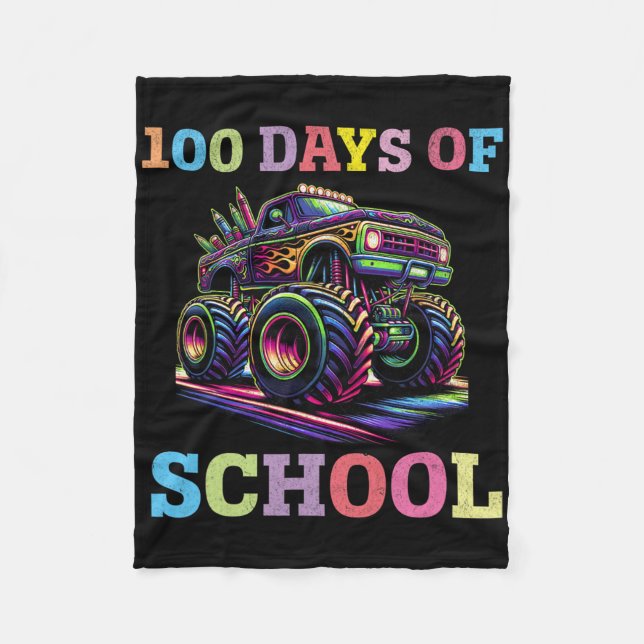 Couverture Polaire 100 Jours De Camion Monster 100E Jour De Scho (Devant)