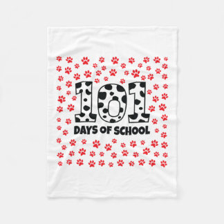 Couverture Polaire 100 Jours D'École Chien Dalmatien Garçon Enfant 10