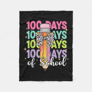 Couverture Polaire 100 Jours D'Enseignant 100E Jour D'École