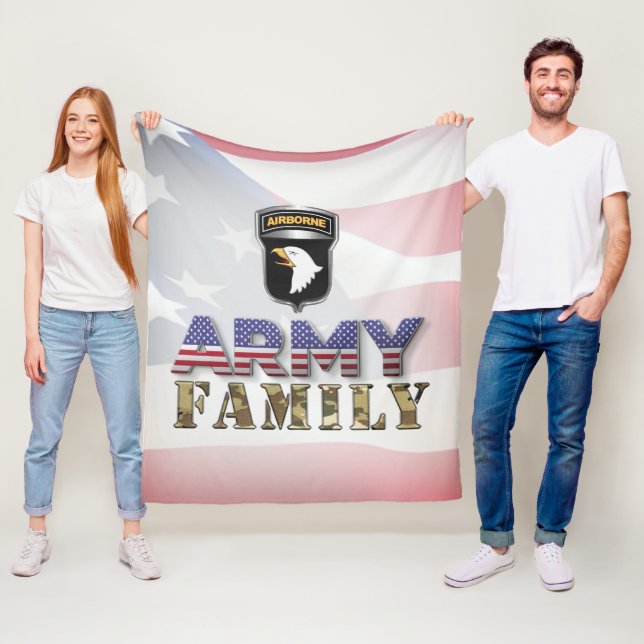 Couverture Polaire 101e division aéroportée Famille de l'Armée de ter (En situation)