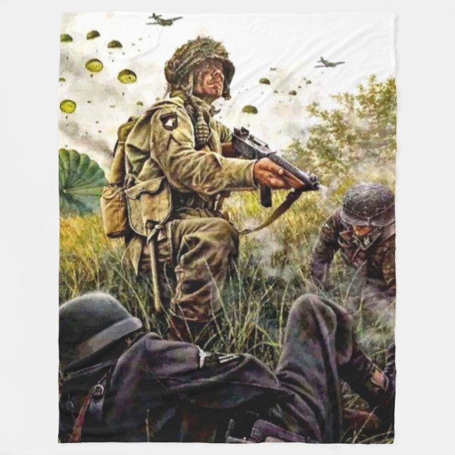 Couverture Polaire 101e PARATROOPER (Devant)