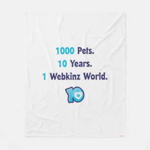 Couverture Polaire 10 ans de stat de Webkinz
