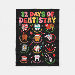 Couverture Polaire 12 Jours De Dentisterie Dentiste Noël Dent Noël