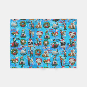 Couverture Polaire 12 Jours de Noël Felt Ornements Felt Felt Enfant
