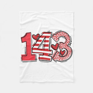 Couverture Polaire 143 Love Code 2025 Design For Expressing Affection