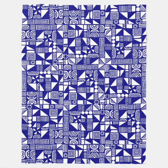 Couverture Polaire 150215v2 - Bleu foncé (Devant)